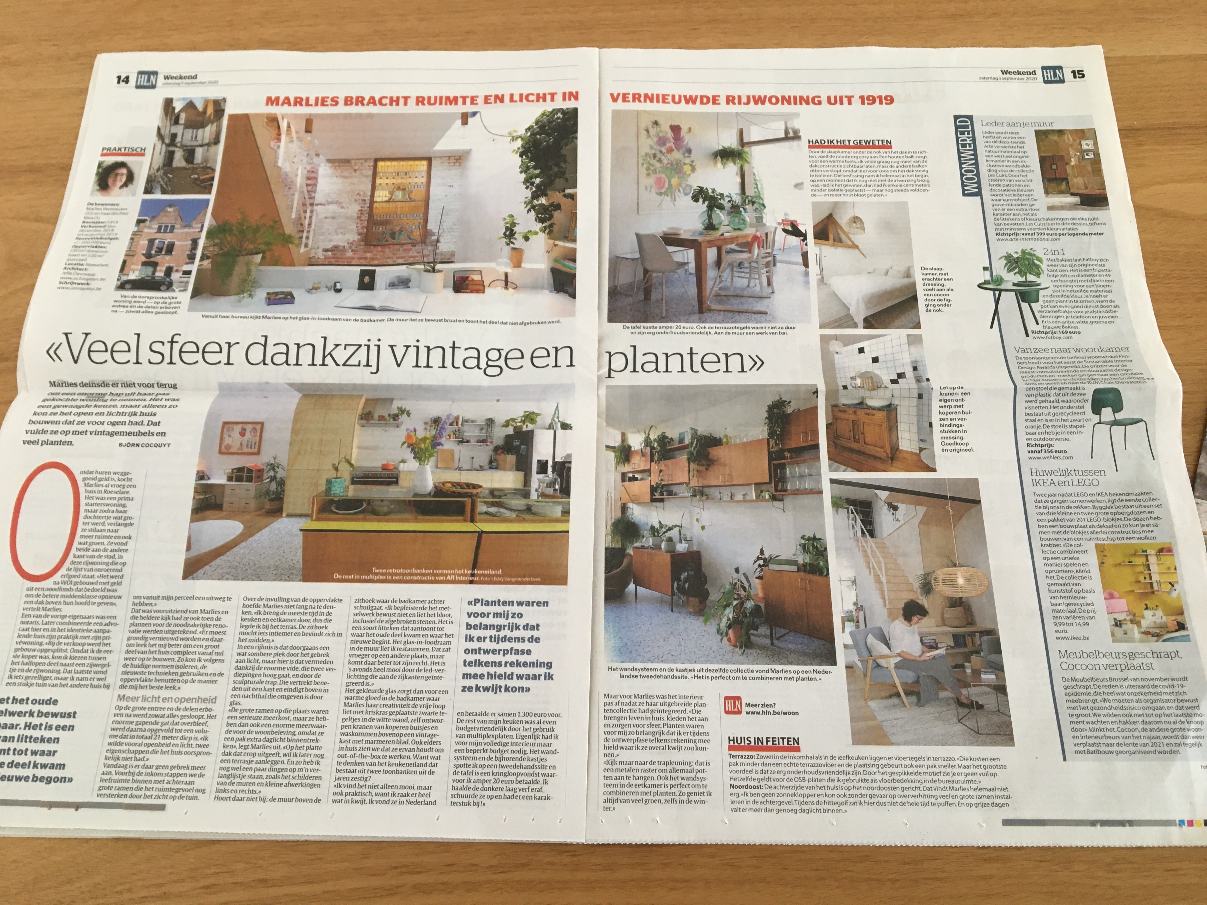 architect roeselare - publicatie HLN 2020-09-05